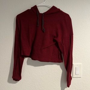 Cropped hoodie